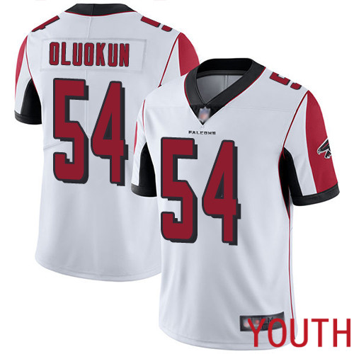 Atlanta Falcons Limited White Youth Foye Oluokun Road Jersey NFL Football 54 Vapor Untouchable